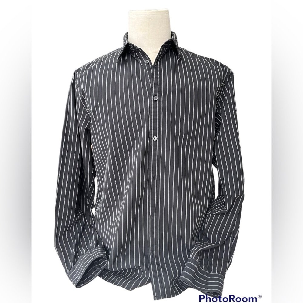 H&M Black Long Sleeve Mens Shirt